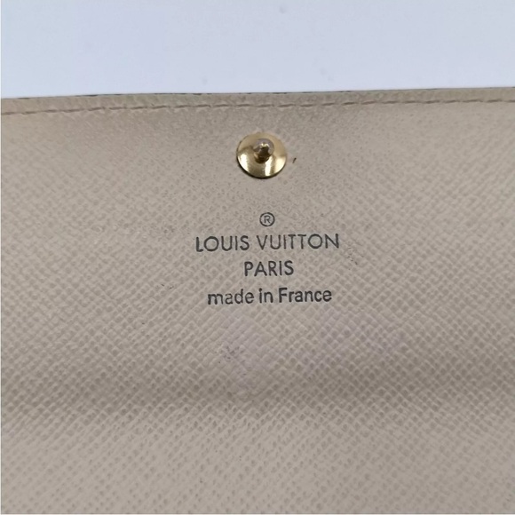 Louis Vuitton LV Long Wallet Portefeuille Sarah White Damier Azur - Picture 5 of 9